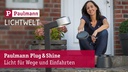 Paulmann Bodenleuchte Plug &amp; Shine 180° 3000 K, befahrbar