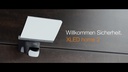 Steinel Strahler XLED Home 2 mit Sensor Weiss