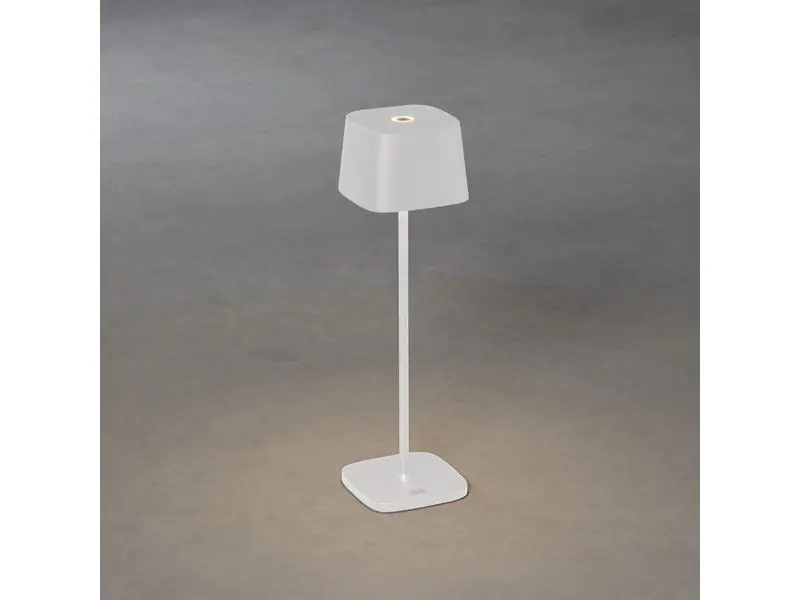 Konstsmide Tischleuchte Capri USB, Weiss
