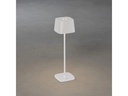 Konstsmide Tischleuchte Capri USB, Weiss
