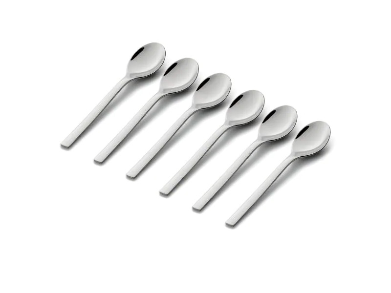 WMF Kaffeelöffel Nuova 6 Stück, Silber