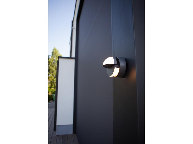 LUTEC Wandleuchte EKLIPS 3000 K, Anthrazit