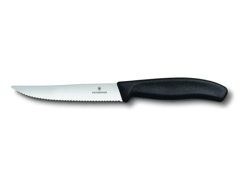 Victorinox Steakmesser Mittel, 2 Stück, Schwarz