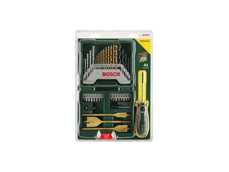 Bosch Bohr- und Bitset X-Line TiN, 40-teilig