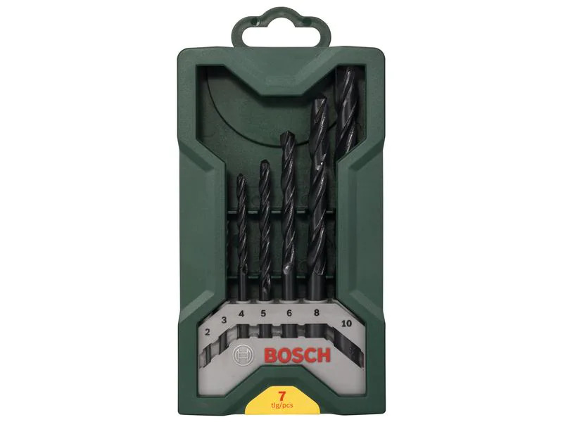 Bosch Metallbohrer-Set Mini-X-Line, 7-teilig