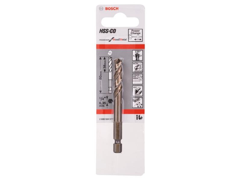 Bosch Professional Zentrierbohrer HSS-Co 80 mm