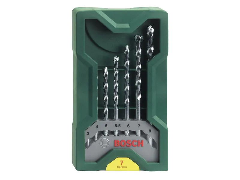 Bosch Steinbohrer-Set Mini-X-Line, 7-teilig