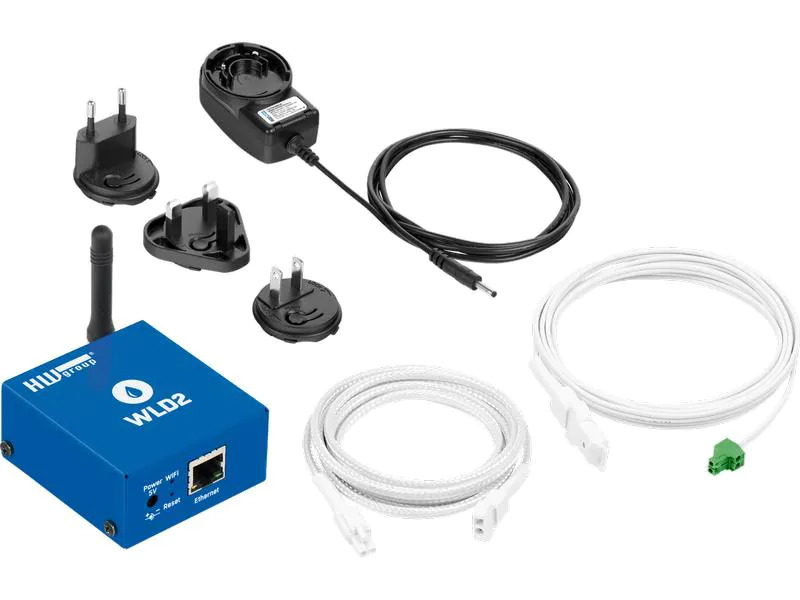 HWgroup Wasserleck Detektor Set WLD2 PoE
