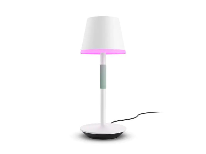 Philips Hue Tischleuchte White &amp; Color Ambiance Go, Weiss