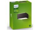 Philips Wandleuchte Hedgehog, E27, max. 42 W, Anthrazit