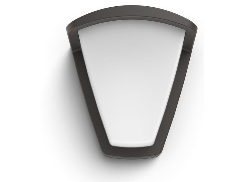 Philips Wandleuchte Kiskadee, E27, max. 42 W, Anthrazit