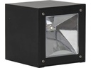Star Trading Wandleuchte Solar Wally Cube, Schwarz