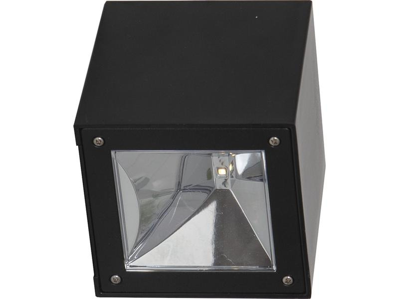 Star Trading Wandleuchte Solar Wally Cube, Schwarz