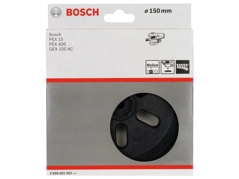 Bosch Professional Schleifteller mittelhart, 15 cm