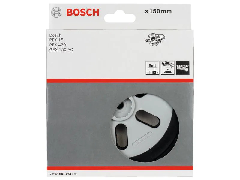 Bosch Professional Schleifteller weich, 15 cm