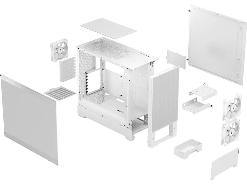 Fractal Design PC-Gehäuse Pop Air RGB TG Weiss