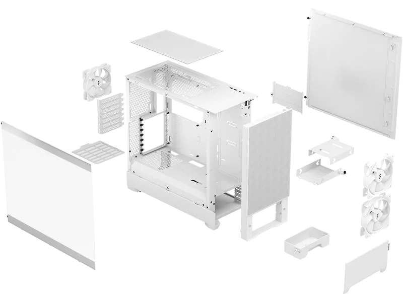 Fractal Design PC-Gehäuse Pop Air TG Weiss