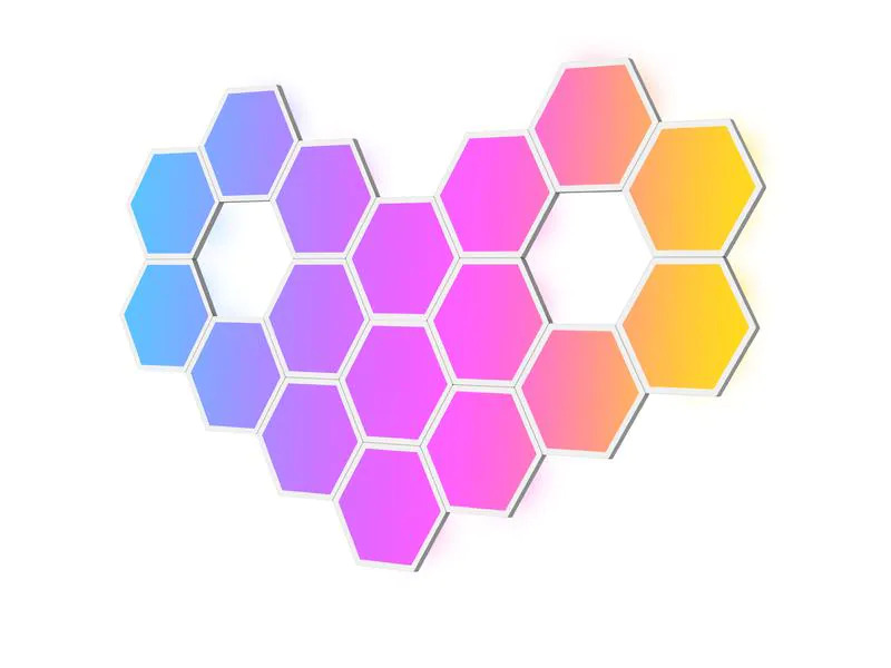 Govee Panelleuchte Hexa, 10er, RGBIC