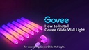 Govee Wandleuchte Glide, 6+1, 1.8 m, RGBIC