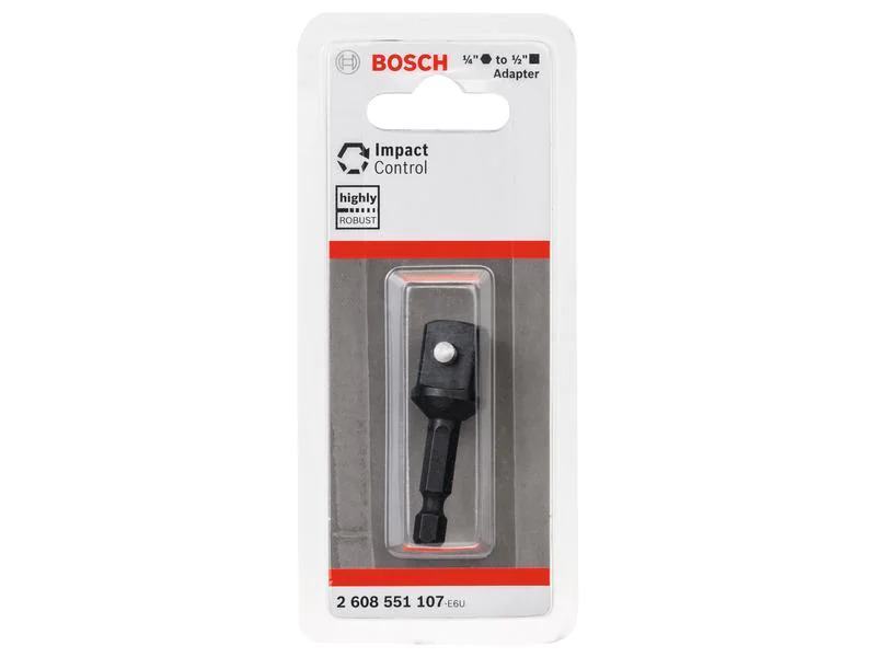 Bosch Professional Adapter für Steckschlüsseleinsätze 1/2, 5 cm