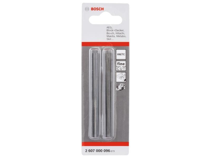Bosch Professional Hobelmesser gerade Carbide 8.2 cm, 2 Stück