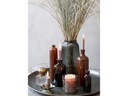 Chic Antique Kerzenhalter mit Blatt messingfarben