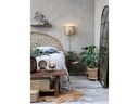 Chic Antique Kerzenhalter mit Blatt messingfarben