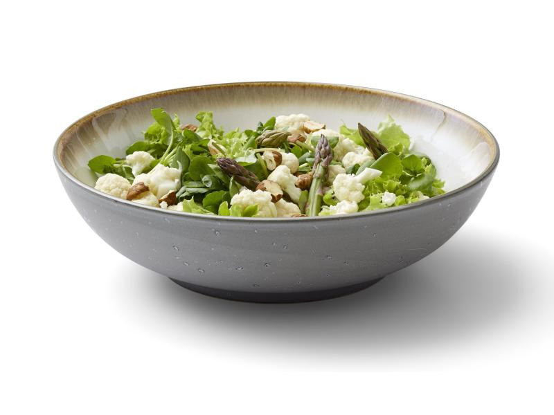 Bitz Salatschüssel 24 cm, Grau/Crème