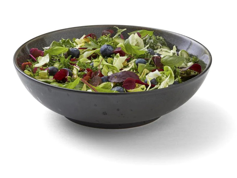 Bitz Salatschüssel 24 cm, Schwarz/Grau