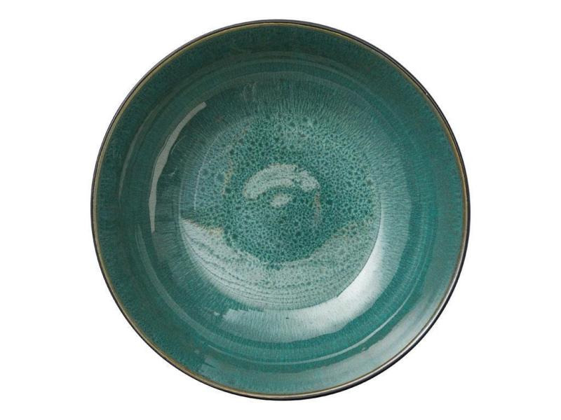 Bitz Salatschüssel 30 cm, Dunkelgrün/Schwarz