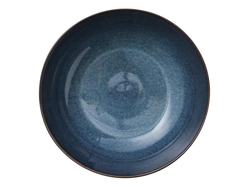 Bitz Salatschüssel 30 cm, Schwarz/Dunkelblau