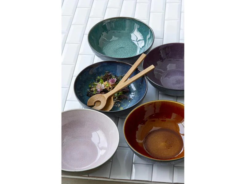 Bitz Salatschüssel 30 cm, Schwarz/Dunkelblau