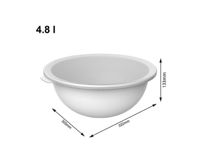 Rotho Schüssel Caruba 30.5 cm, Weiss
