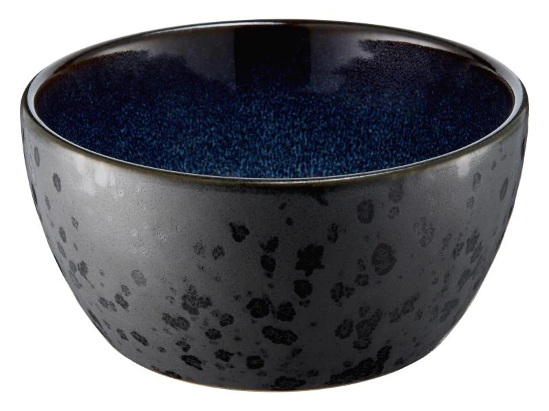 Bitz Snackschale Ø 12 cm 4 Stück, Dunkelblau/Schwarz