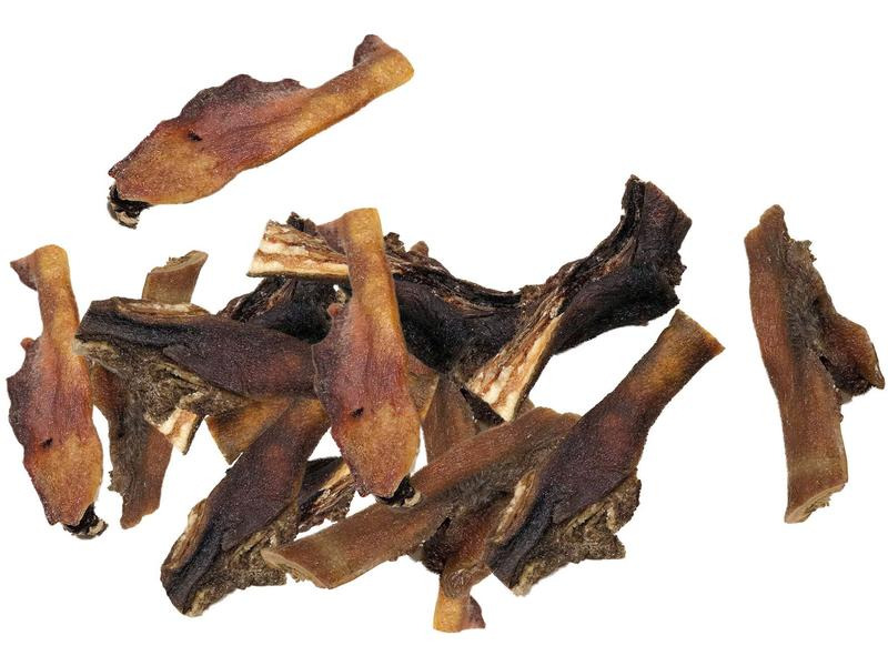 NATUREonly Kausnack Bullkau Rinderkopfhaut, 350 g