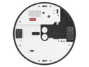 Ledeshi Aufbauleuchte SLICE CIRCLE N III 18/24W 3000/4000K Anthrazit