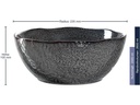 Leonardo Dessert-Schale Matera Ø 25 cm 2 Stück, Anthrazit