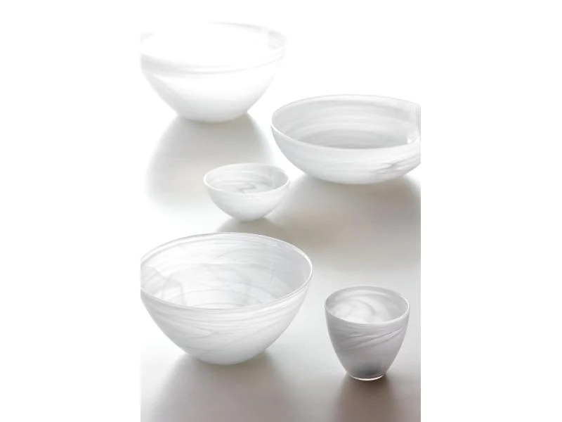Leonardo Schale Albastro 28 cm 4 Stück, Weiss