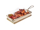 Paderno Servierkorb Pommes Frites 26 cm x 13 cm  1 Stück, Gold