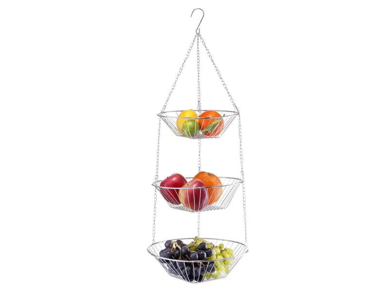 Zeller Present Früchtekorb 1 Stück, Silber