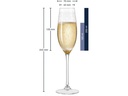 Leonardo Sektglas Chateau 200 ml, 6 Stück, Transparent 