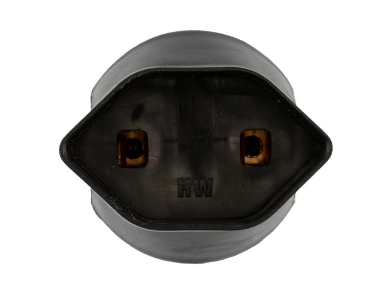 Max Hauri Adapterstecker Schuko Stecker zu T21 Buchse Schwarz
