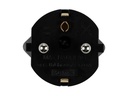 Max Hauri Adapterstecker Schuko Stecker zu T21 Buchse Schwarz