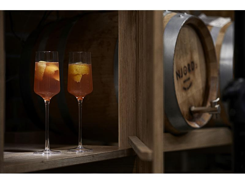 Zone Denmark Champagnerglas Rocks 230 ml, 2 Stück, Transparent
