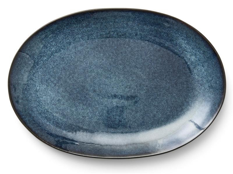 Bitz Servierplatte 36 x 25 cm Blau