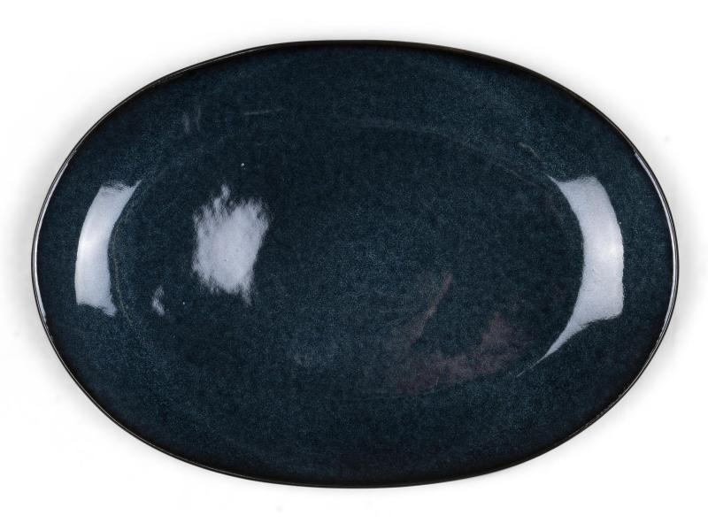 Bitz Servierplatte 36 x 25 cm Blau