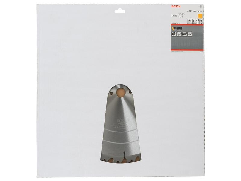 Bosch Professional Kreissägeblatt Construct Wood, 45 cm x 3 cm x 0.38 cm, 32