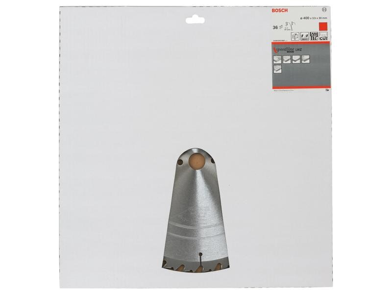 Bosch Professional Kreissägeblatt Speedline Wood, 40 cm x 3 cm x 0.35 cm, 36