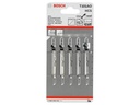 Bosch Professional Stichsägeblätter-Set T 101 AO Clean for Wood, 5-teilig