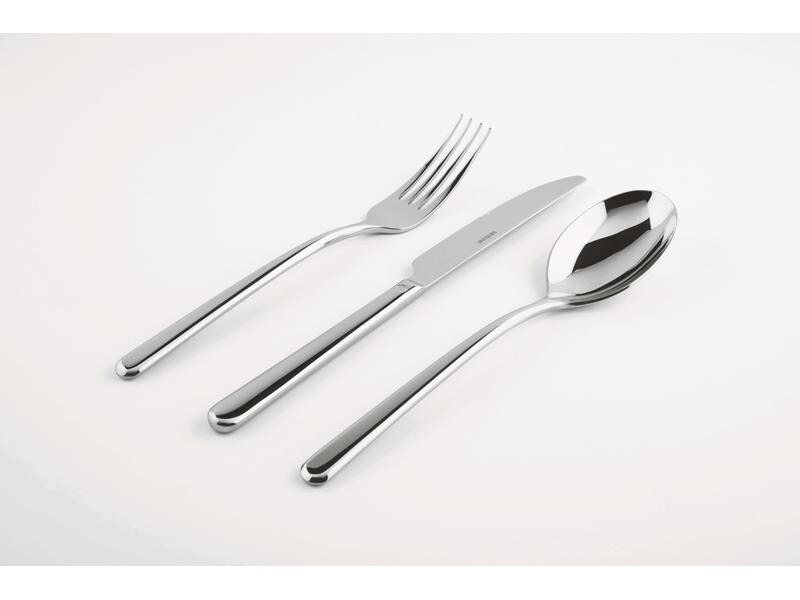 Sambonet Besteck-Set Linear 24-teilig, Silber